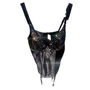 Incredible Vintage Velvet Bustier